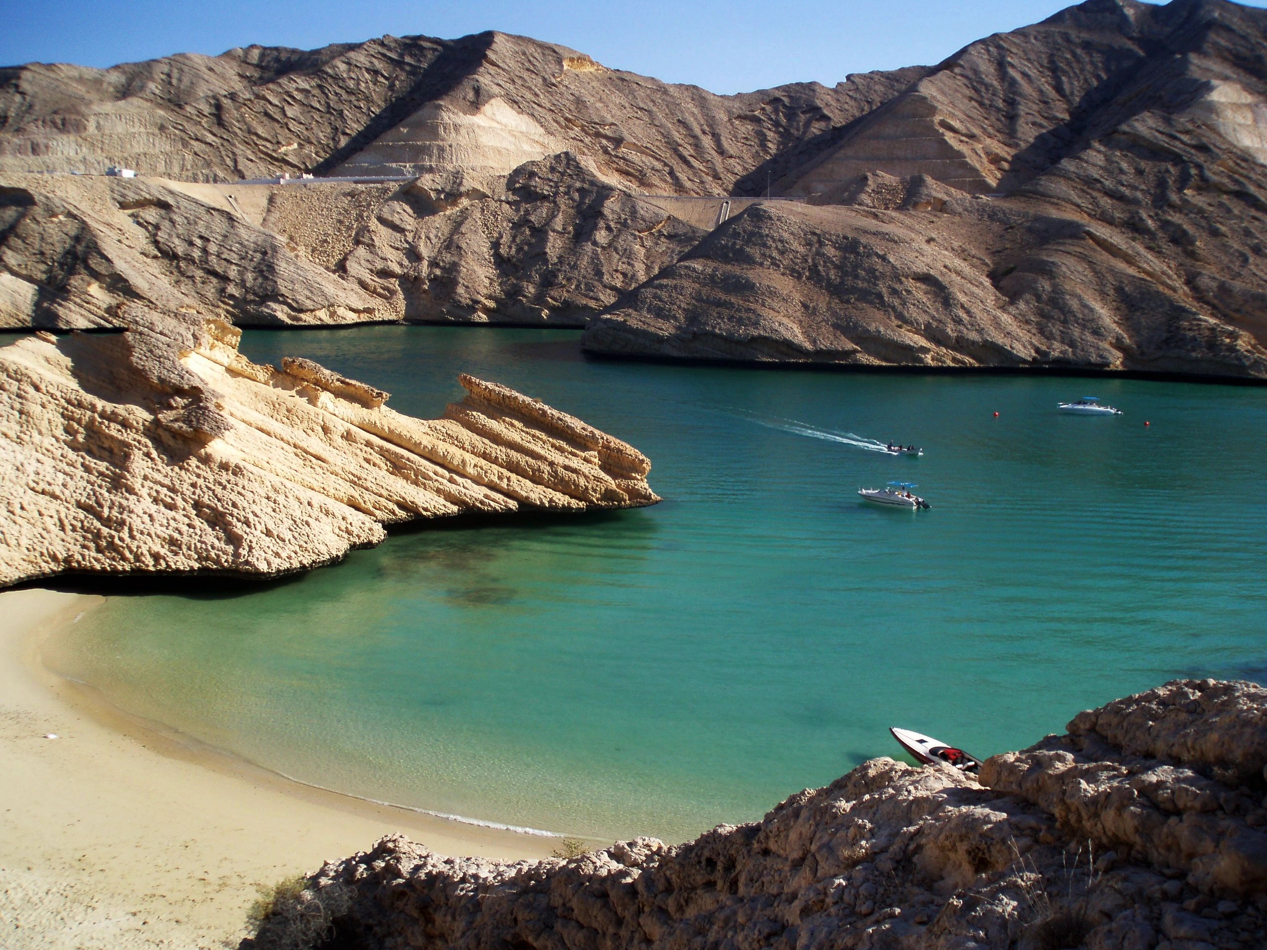 Oman beach and coastal water