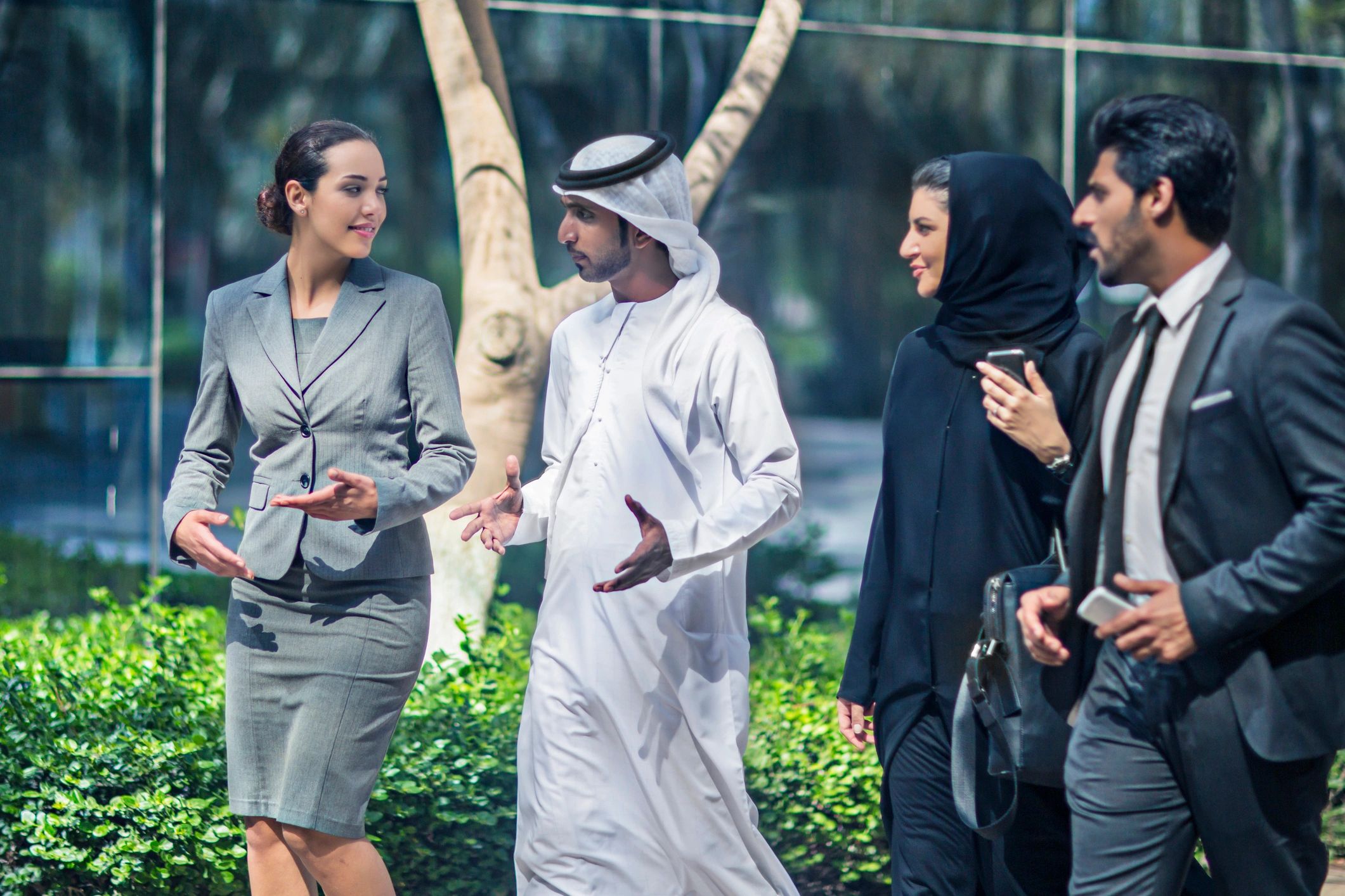 Travel professionals meeting in Dubai